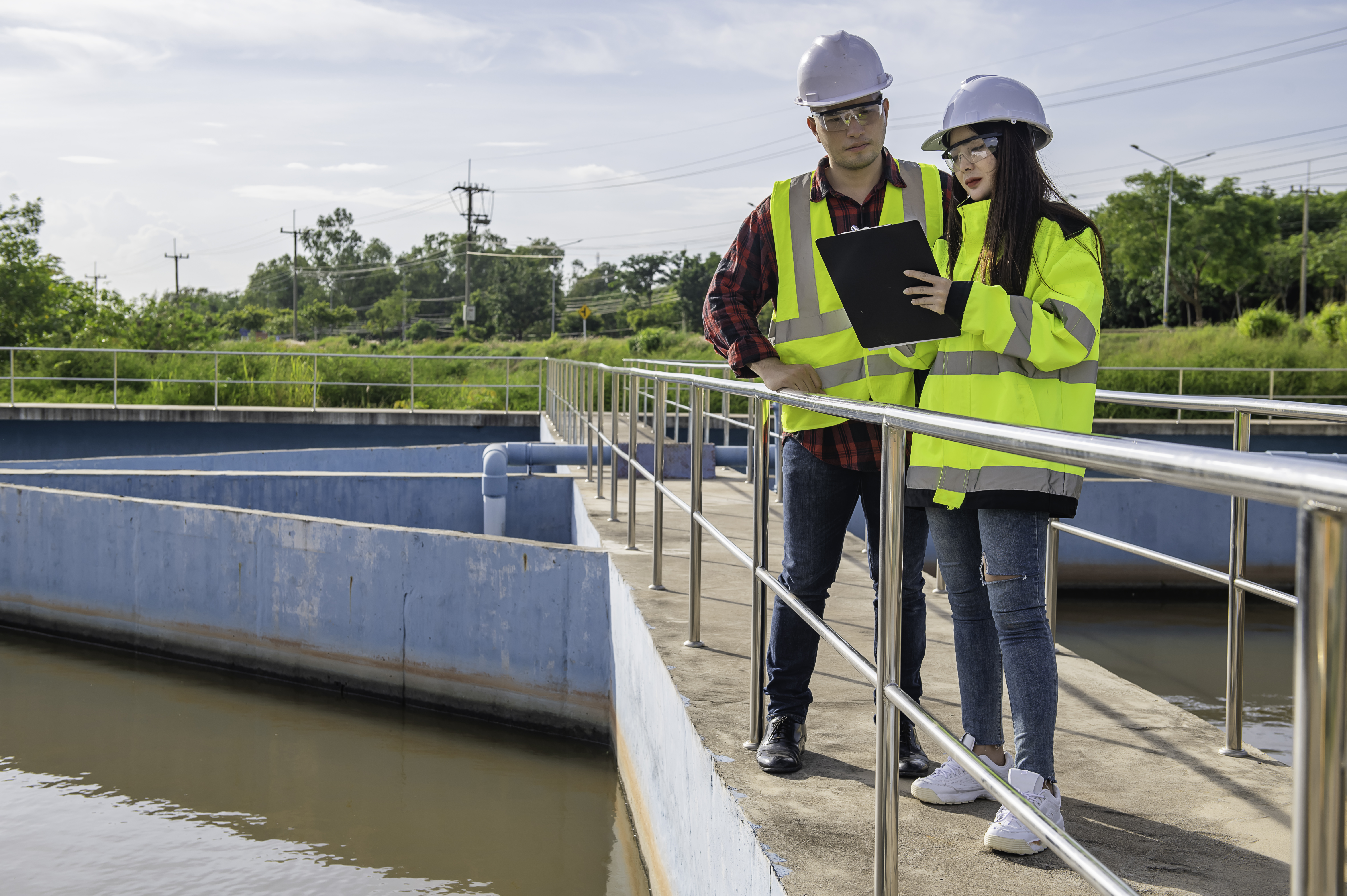 Inovadora Sistemas - Engenheiros em estação de tratamento de água